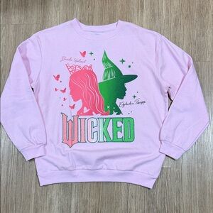 Freeze Pink "Wicked" Logo Crewneck size L